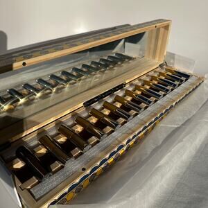 Byredo Gift Set of 13 Satin Lipsticks 1 Chromophobia Lip Balm in Wooden Box BN